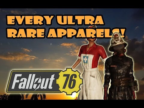 [Fallout 76] Every Ultra Rare Apparels! (As of Jan 2026)