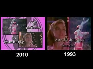 Mighty Morphin' Power Rangers Comparison 1993 to 2010