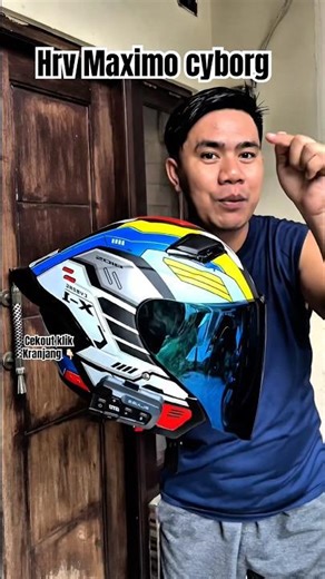Helm hrv maximo motif cyborg #helm #helmet #hrvmaximo
