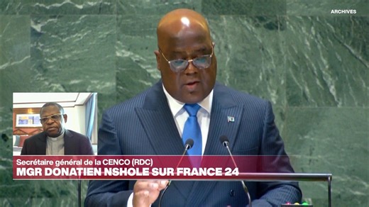 Les autorités congolaises doivent-elles inviter le #M23 à la table des négociations ? C'est la recommandation formulée par Donatien Nshole et d'autres membres du clergé lors d'une rencontre avec Félix Tshisekedi, début février. Marc Perelman recevait le prélat dans #EnTêteÀTête ➡️ https://go.france24.com/KW8 | FRANCE 24