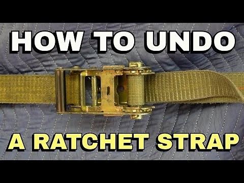 How To Undo, Release, & Unlock a Ratchet Strap - Professional Load Securement & Strapping Tips