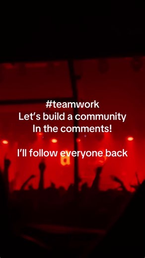 Build Your Community: Follow for Follow