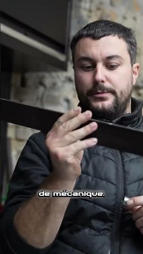 Pose de l'échelle de vilebrequin