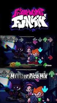 Friday Night Funkin' MONSTER (Pico Mix) #fnf #fridaynightfunkin #fnfmods #viral #shorts