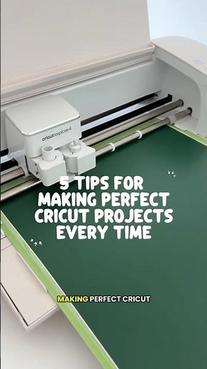 5 tips for making perfect Cricut projects every time! #cricuttipsandtricks #cricuthack