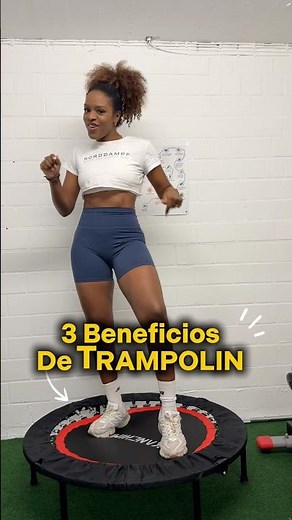 Beneficios de ejercicio en trampolín🔥 #bajardepeso #ejercicioencasa #cardio #trampolin #ejercicio