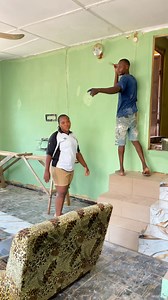 We’re done 🙌🙌 painter will work on the door and protector with oil paint tomorrow. | Juliet Okoh