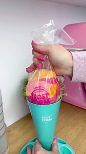 8.2M views · 185K reactions | Our #1 Tip for using Buttercream with Frost Form:  Pipe a small amount of SOFTENED Buttercream on each side of the cake, then go back in and fill to the bottom.  This will ensure that your cake doesn’t shift to one side! This beautiful marble cake was made with Mock SMBC 勺李 Cake by @pinkaliciouscakes | Frost Form | Facebook