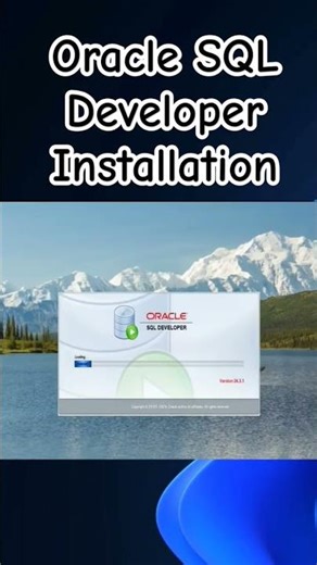 Oracle SQL Developer Installation #shortsfeed #sql #sqlplus #oracle #shorts #viralvideo