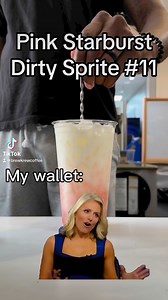 181K views · 782 reactions | One of our most Loved Dirty Sprites  Pink Starburst inspired #dirtywater #sprite #starburst | Brew Krew Coffee - Maryville | Facebook