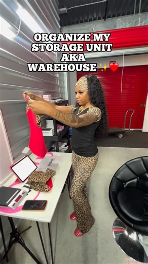 Arie 👑 on Instagram: "Getting my storage unit together aka the warehouse 🤣😌Stocked my bulk order, added the new DollsCollection sets, and finally got my label printer working🤣🤭 Everything’s up & running now! 🥰 we are ready to pack and ship y’all orders 🥰🥰 I’m wearing the Dolls Set in a size small shop now @officialprettygirlsco ⭐️🩷🩷🩷 #explore #storageunitlife #office #vlog #businessvlog #storageunittransformation #storageunit #officespace #dayinthelife 13m less"