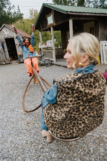 Playfully polished. Because fall fashion isn’t just about staying warm — it’s about embracing the season with spirit. Think soft layers, bold patterns, and colors that lift your mood like crisp autumn air. Comfort meets character — and every see-saw moment at Jayne's Reliable feels a little more magical when you’re dressed for joy. 🍂✨ Tap the links to shop Lili and Zita’s playful looks now. ⭐️ Friday Night Comfort Denim Shirt $64.00 https://waterlili.com/products/easy-like-sunday-morning-denim-