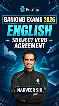Subject Verb Agreement | Banking Exams 2026 English Preparation