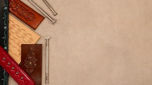 33 reactions | In this series, Chuck Dorsett walks through some leather stamping tools. We are finishing out our Leather Stamping series with a few techniques that will really make your stamp designs stand out! Chuck goes over some helpful methods for dyeing your stamped pieces, and demonstrates how spots can complement your designs. There are so many creative ways to showcase your stamp designs on your finished projects. | Weaver Leather Supply | Facebook