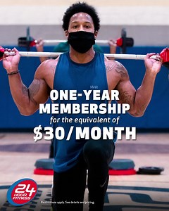 We've just reopened clubs near you - and we're celebrating with a special 7-day offer! Lock in a year of amazing workouts for the equivalent of less than $30/month! | 24 Hour Fitness