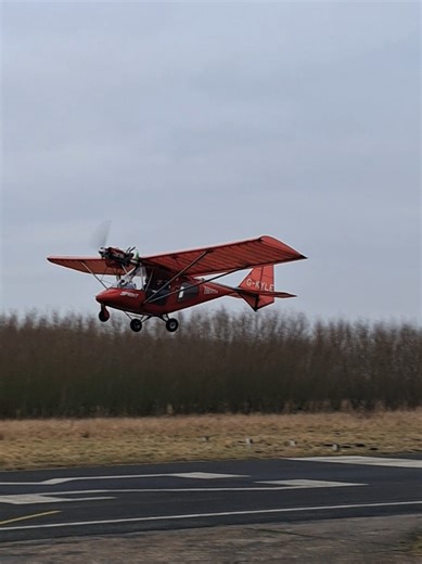 Thruster T600N G-KYLE: Exciting Microlight Departure