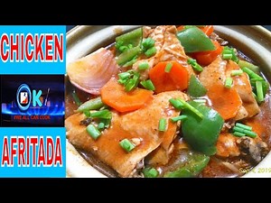 CHICKEN AFRITADA RECIPE SUPER SARAP - YUMMY! TASTY! HOW TO COOK | ONCHO'S KITCHEN👍