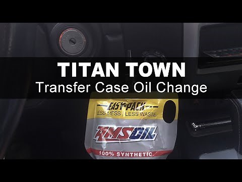 Nissan Titan Armada Transfer Case Drain and Fill AMSOIL EASYPACK