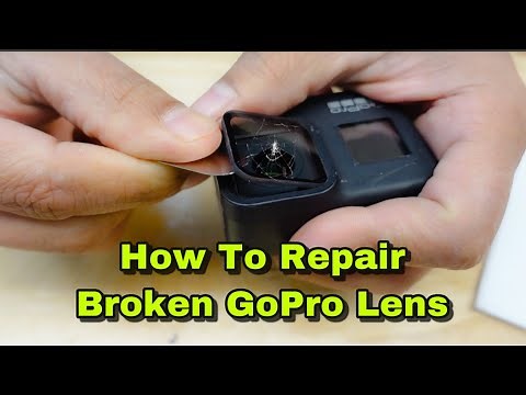 Repairing GoPro Hero Lens. How To Replace Broken Lens On GoPro 8. GoPro hero 7 lens replacement.