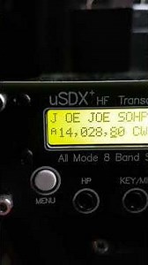usdx+ decoding morse code