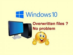 Recover Overwritten / Deleted / Lost Files | Windows 10 | Watch What Happened