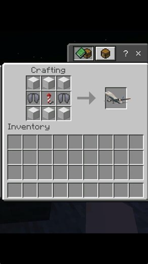 minecraft plane recipe