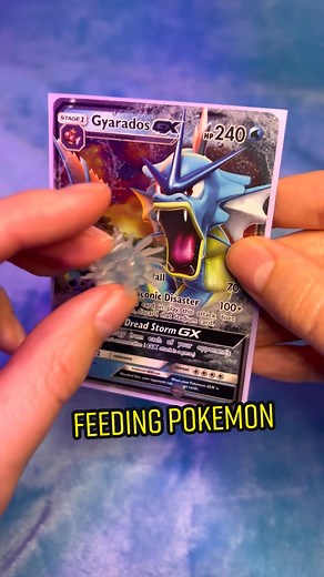 ASMR Feeding Pokemon Cards with Tasty Treats and Drinks
