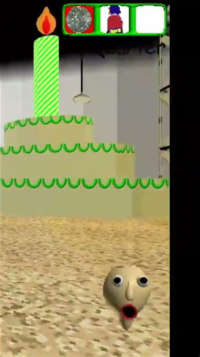 Baldi's Math Nightmare: Wrong Answers Lead to Hallway Chase! #shorts