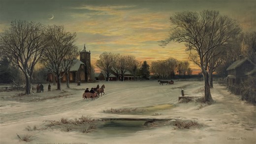 新英格兰 圣诞节 New England, Christmas 1885