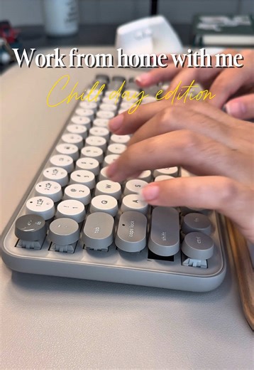 Short WFH Vlog✨ Very chill and slow day. Thankful so I can ease back into work. Happy Tuesday✨ keyboard:@Logitech Pop Keys #workfromhome #homeoffice #comeworkwithme #workingfromhome #fyp