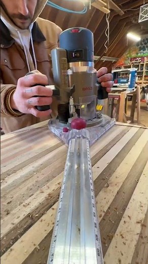 First Person POV Routing Circles with the Milescraft CircleGuideKit™ #woodworking #diy #tools