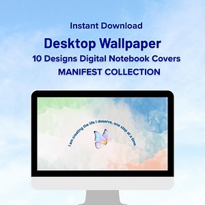 Manifestation Quotes Desktop Wallpapers – Inspirational Collection, 10 Designs - Etsy