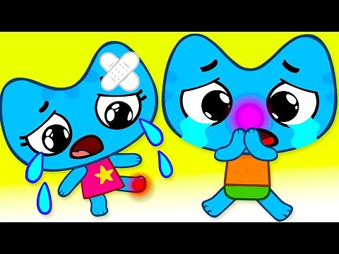 The Boo Boo Song #2 | Kit and Kate Nursery Rhymes & Kids Songs