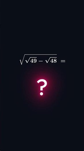 Solve This Square Root Faster Than Me