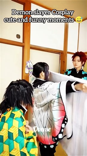 KNY Cosplay cute and funny moments😅#demonslayer #anime#cosplay #viral #fyp #foryou