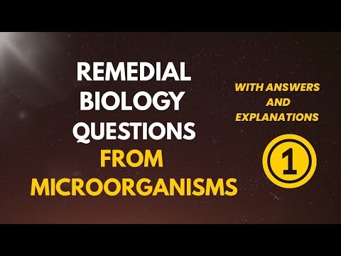 Remedial Biology Questions | Microorganisms