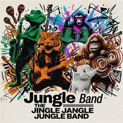 The Jingle Jangle Jungle Band (original song, Gemini AI)