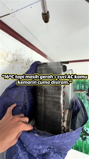 AC 16°C Tapi Masih Gerah? Solusi Cuci AC Overhaul di Jayapura