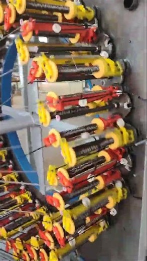 64-Spindle Braiding Machine – High-Capacity Multi-Yarn Interlacing Process
