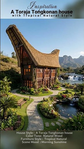 Renovation of a neglected Tongkonan house from Toraja. #shorts #housedesign #restoration