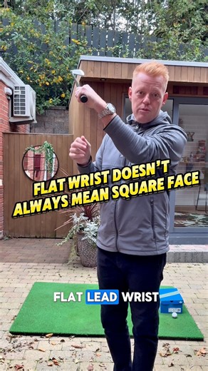 Flat Lead Wrist But Closed Clubface? Here’s Why That Happens in Your Golf Swing In this online lesson, my student had what looked like the perfect position — a flat lead wrist at the top of the backswing — but the clubface was way too closed. So what was the issue? The grip. It started too strong, which caused the clubface to shut even though the wrist position looked ideal. In an ideal world, I like to see the leading edge match the forearm at the top — something that’s easiest to achieve with 