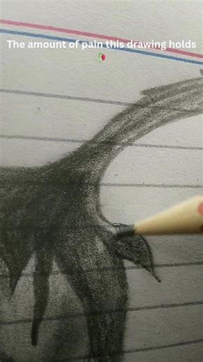 The amount of pain this drawing holds 🥀 | Easy drawing