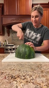 Cut a watermelon with me! My kids call these “watermelon pops” and we keep them on hand all summer long! Store the pops in an airtight container in the fridge and they’ll last up to 2 weeks! | Allison Hollinger