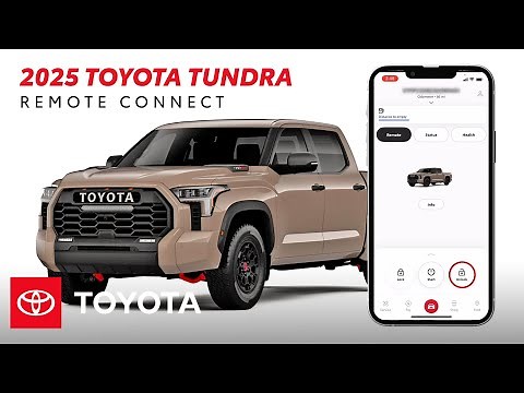 2025 Toyota Tundra: How to Remote Connect With the Toyota App | Toyota Drive-Off Essentials