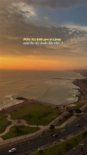 It’s 6:00PM in Lima… and the sky looks like this