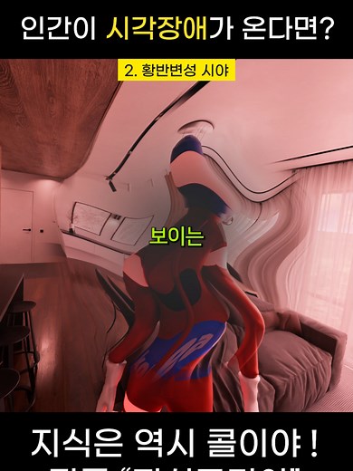 인간이 시각장애가 온다면...#간접체험 #시각 #녹내장