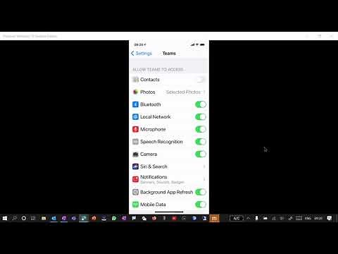 MS Teams Clearing App Data on iOS Devices