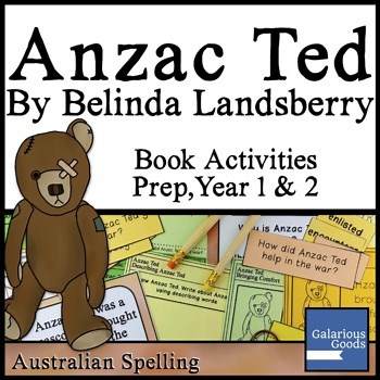 Anzac Ted by Belinda Landsberry | Anzac Day Book Reading Activities