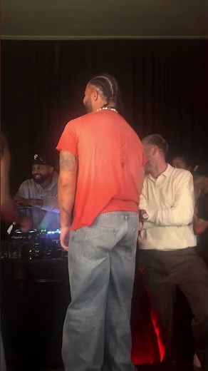 Drake performs "Shabang" at NOCTA Manor in New Jersey