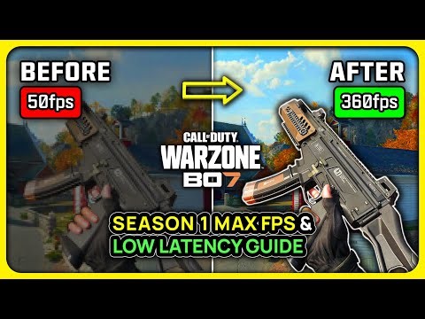 COD BO7/Warzone - Best PC Settings for MAX FPS ✅